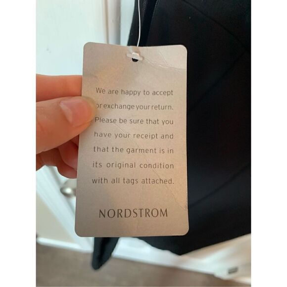 Nordstrom black dress off the shoulder with ruffle size small - Picture 4 of 6